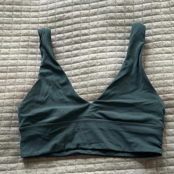 Lululemon Green Align Bra - Picture 1 of 3